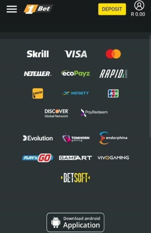 1Bet Mobile App Registration 