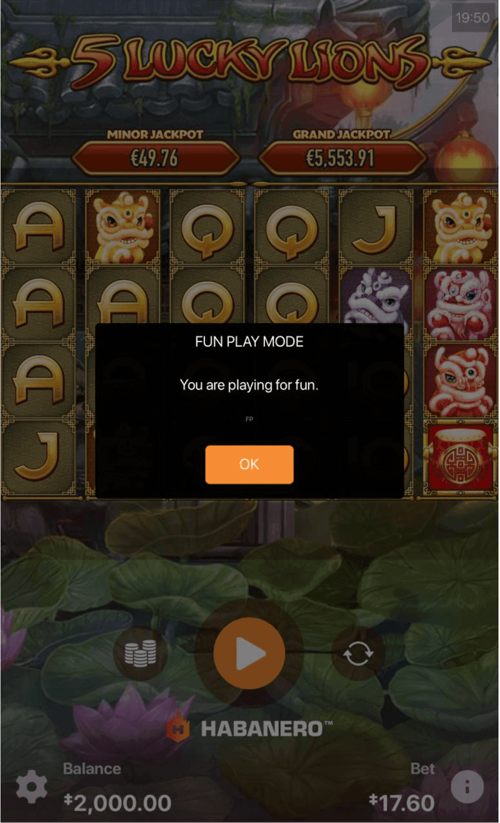 5 Lucky Lions Demo Version and Free Play