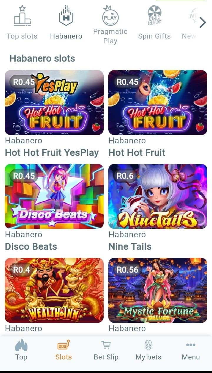 Access the slot lobby 