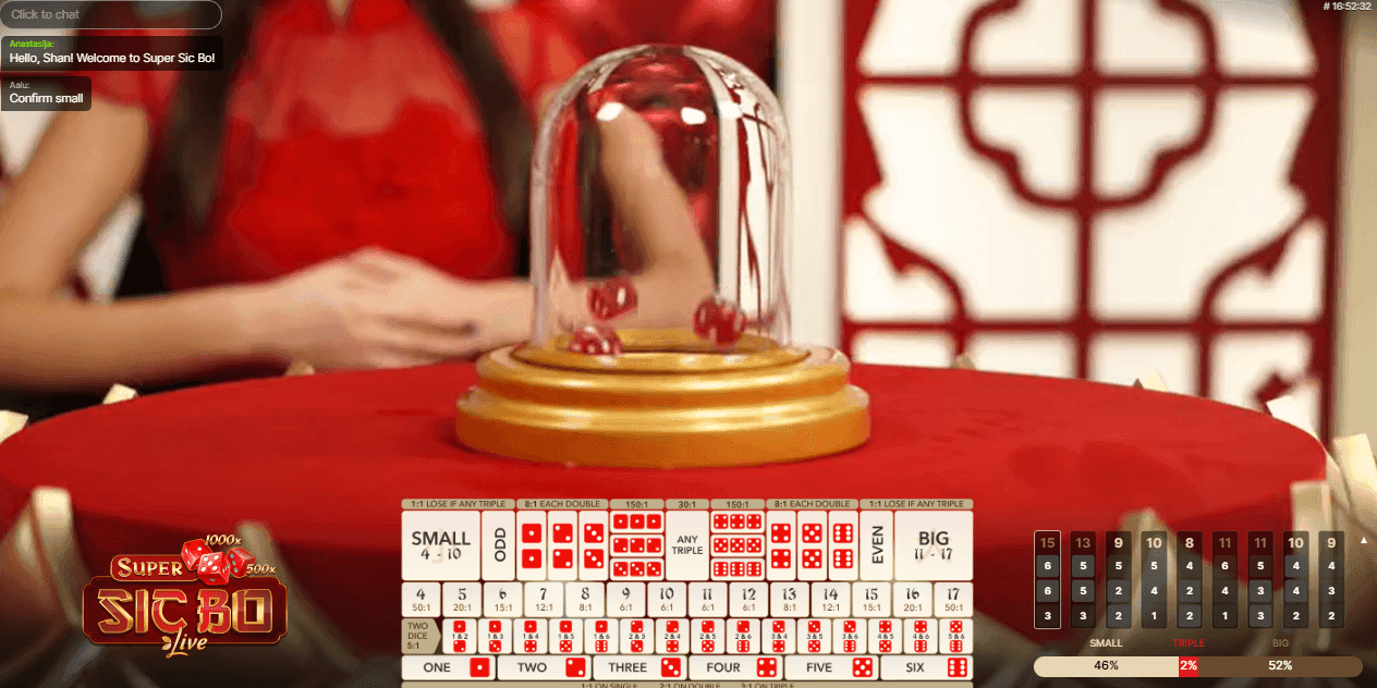 Best Live Dealer Sic Bo Casinos 