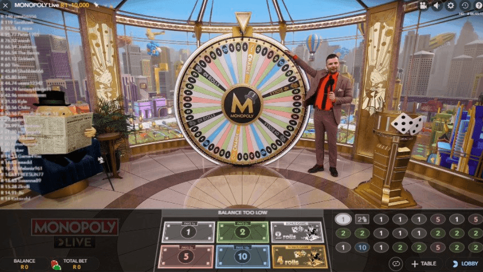 Best Monopoly Live Casinos in South Africa 