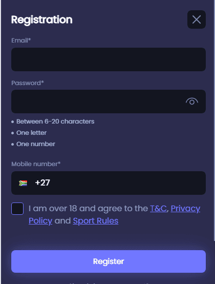 BetNeptune Registration