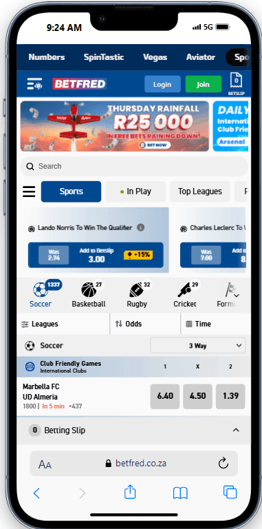 Betfred Bonuses in South Africa