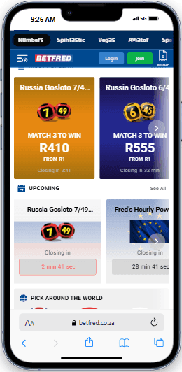 Betfred Lucky Number Offers