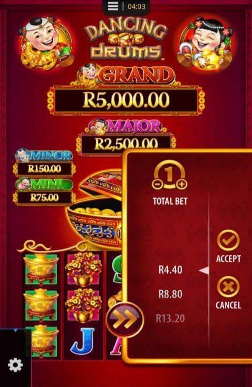 Betting Range dancing drums