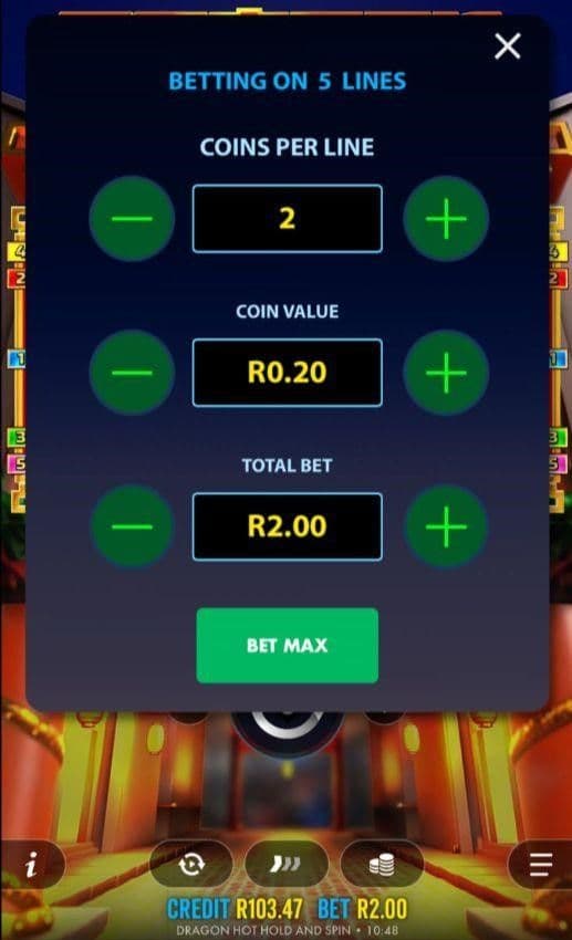 Betting Range dragon hot hold