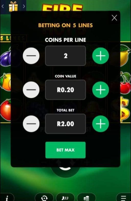 Betting Range fire hot 5