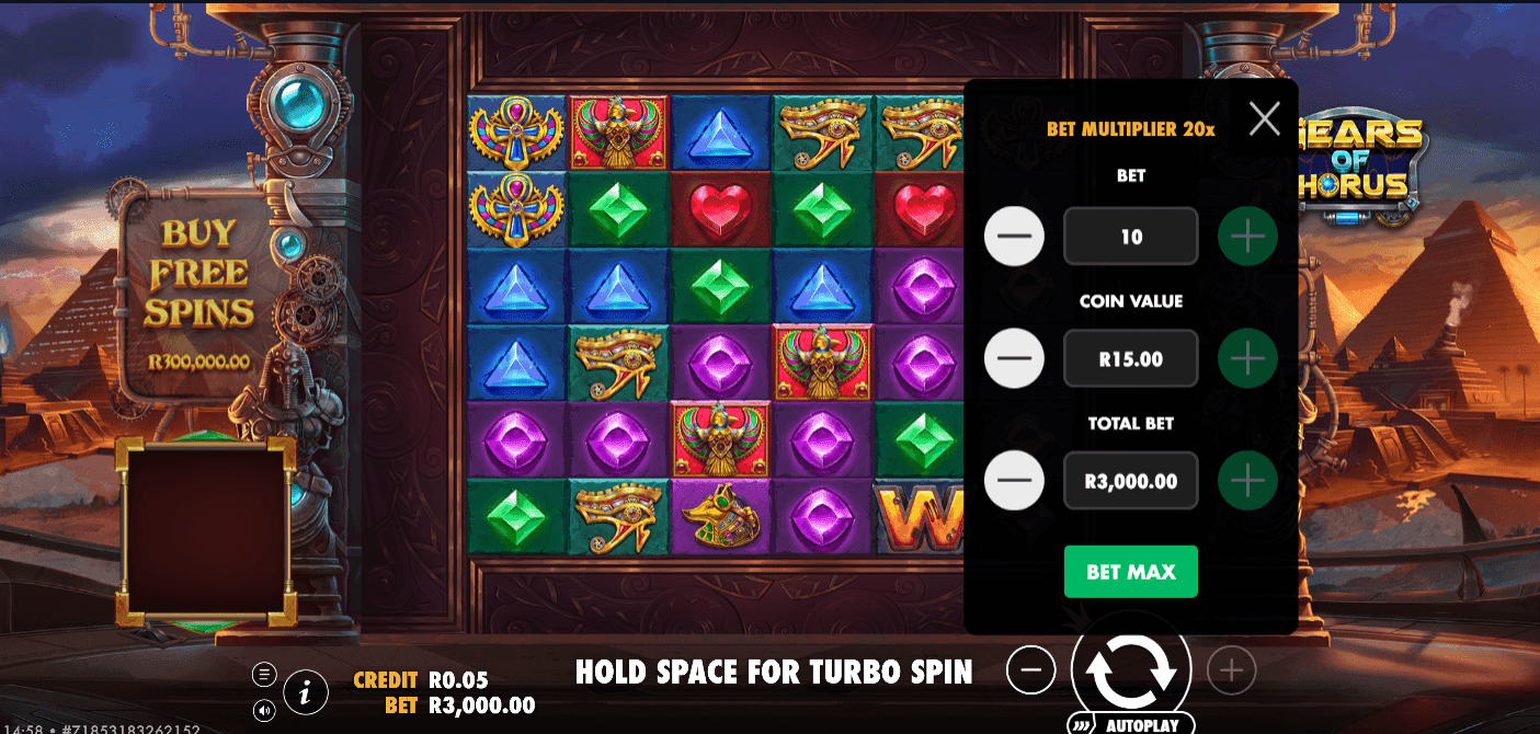 Betting Range gears of horus