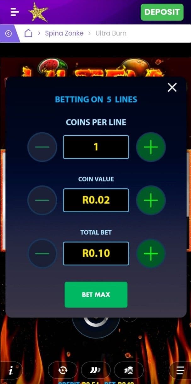 Betting Range ultra burn