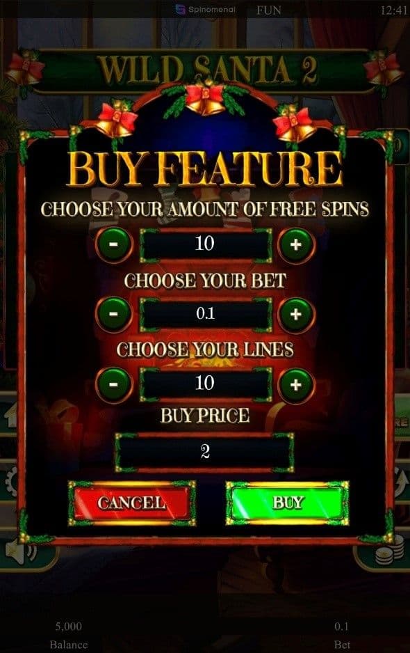 Buy Feature wild santa 2..