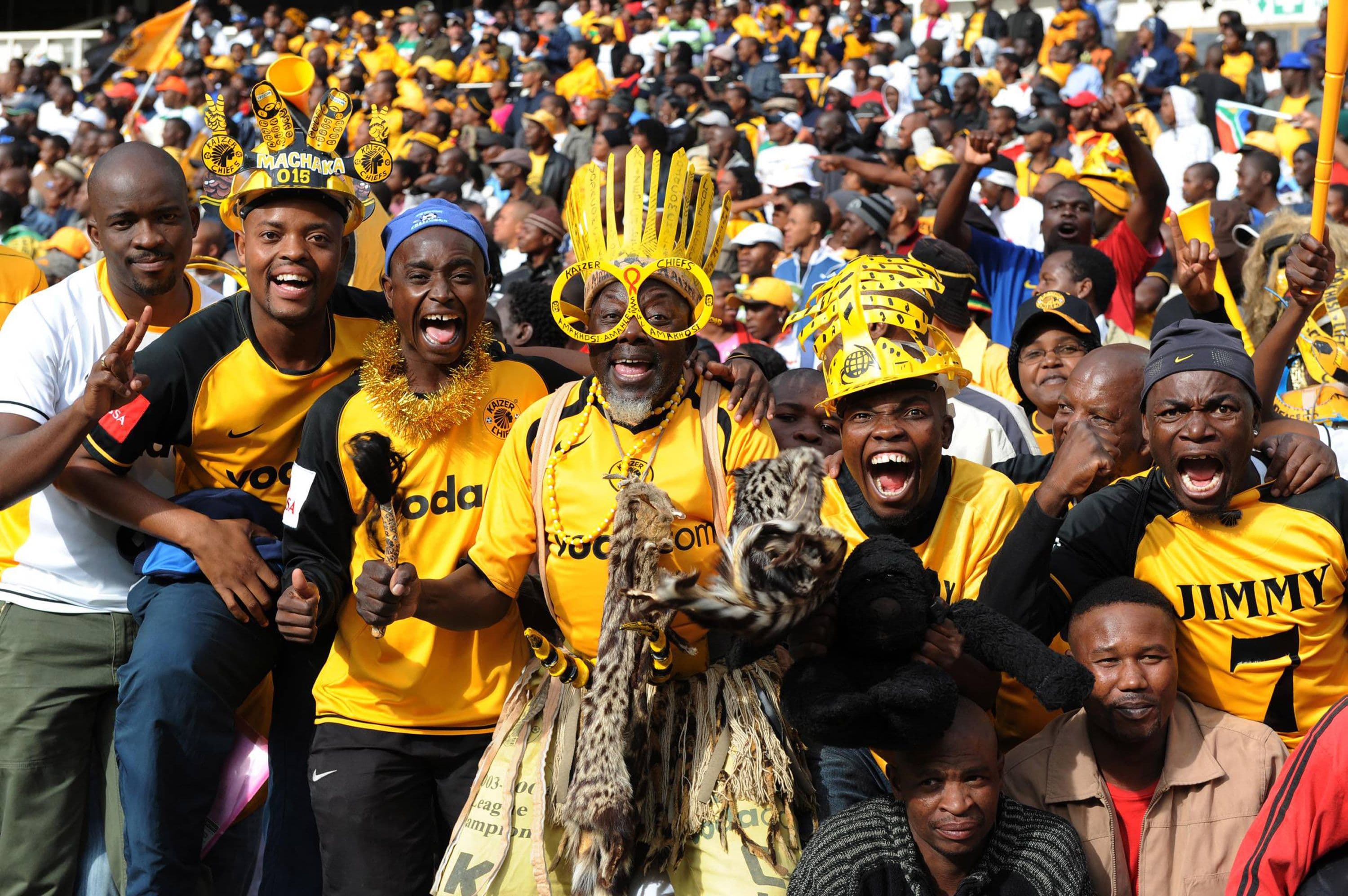 Chiefs fans during the Absa Premiership match