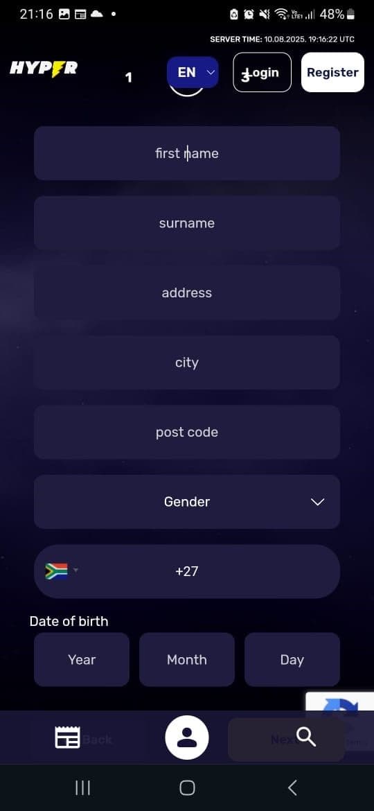 Choose a strong password 