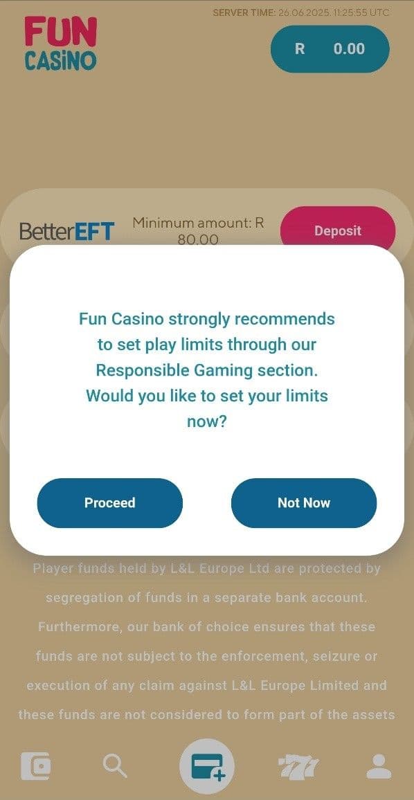 Complete the form, including your mobile number