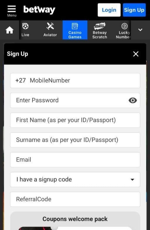 Complete the form with all your basic details 
