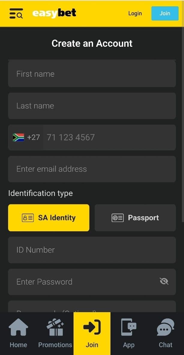 Complete the online form