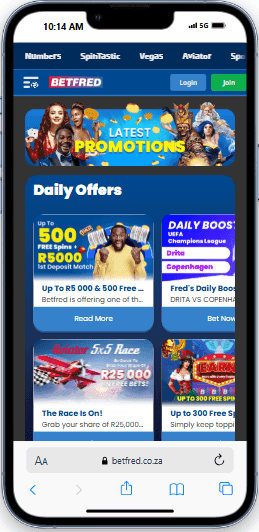 Complete the sign-up form betfred