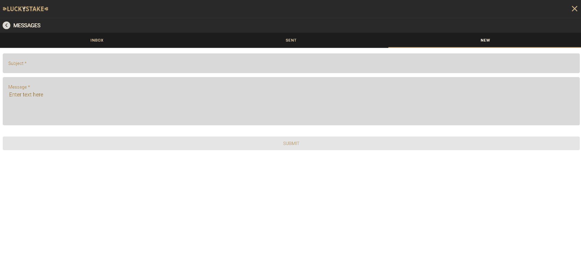 Customer Support lucky stake