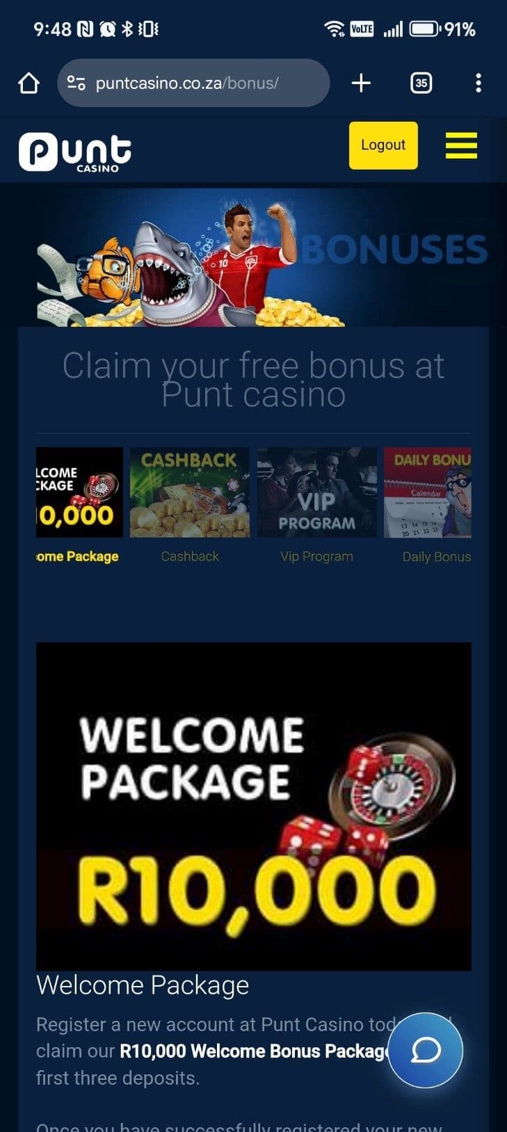 Deposit Bonuses Available 