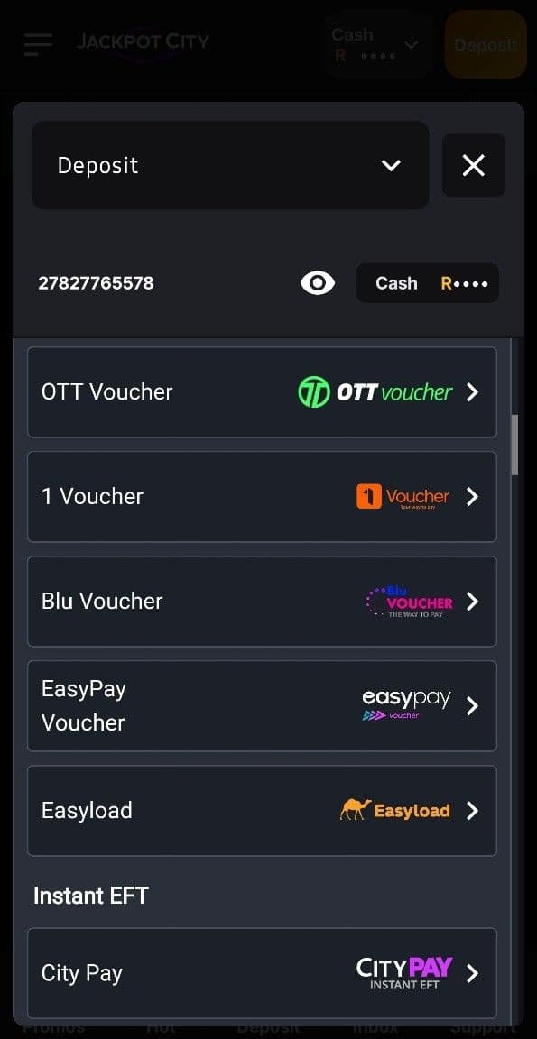 Jackpot City Casino Deposit Guide