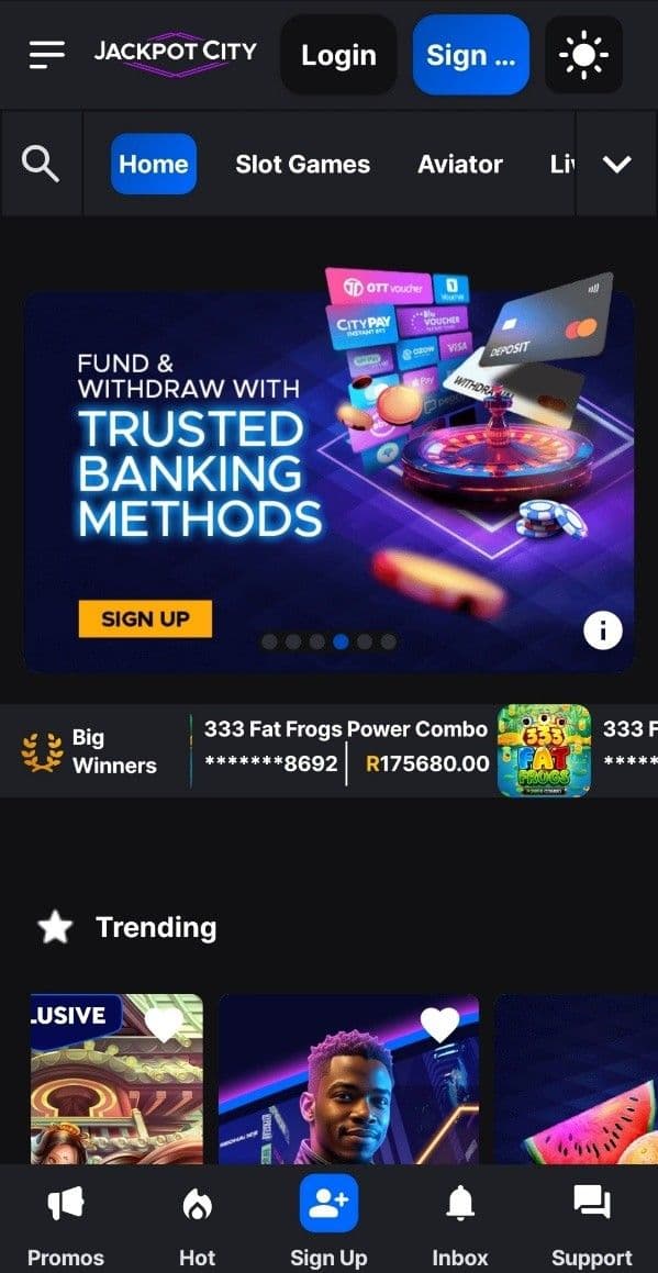 Jackpot City Casino Deposit Guide