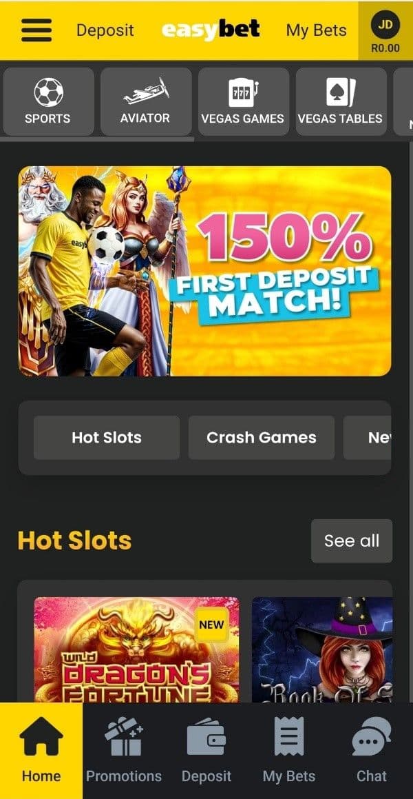Easybet First Deposit Match Offer 