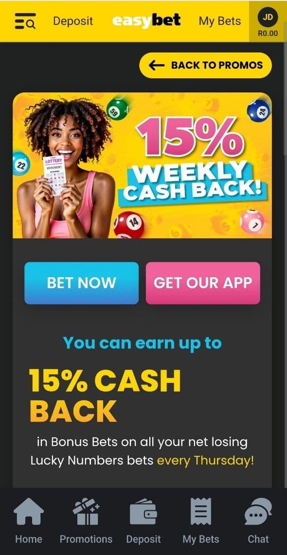 Easybet Lucky Numbers Promotions