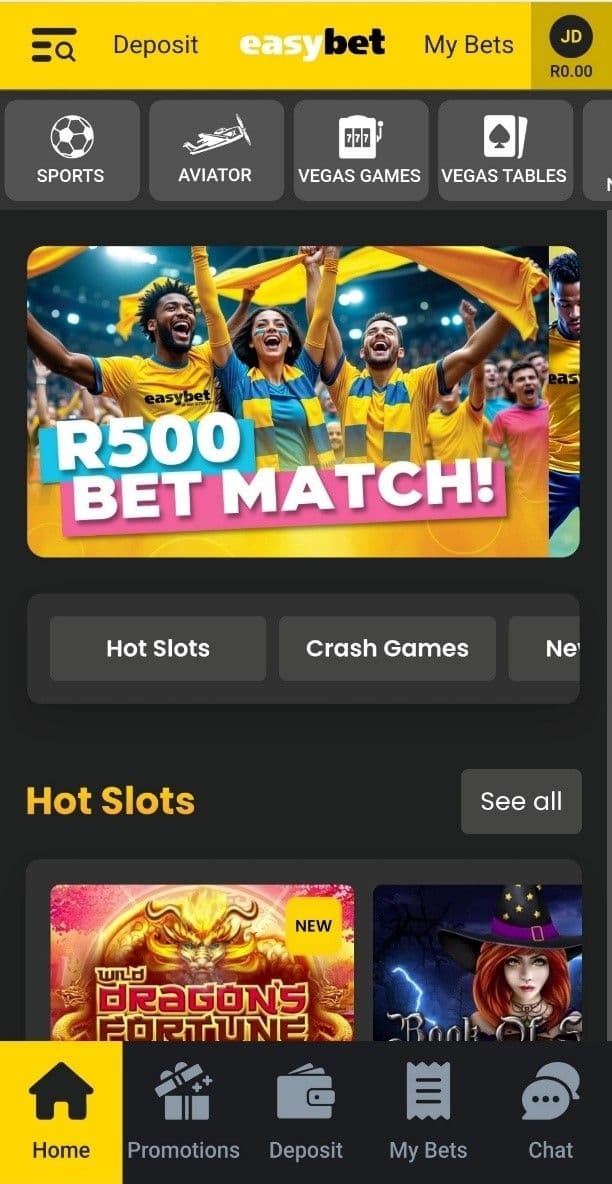 Easybet Mobile Experience  
