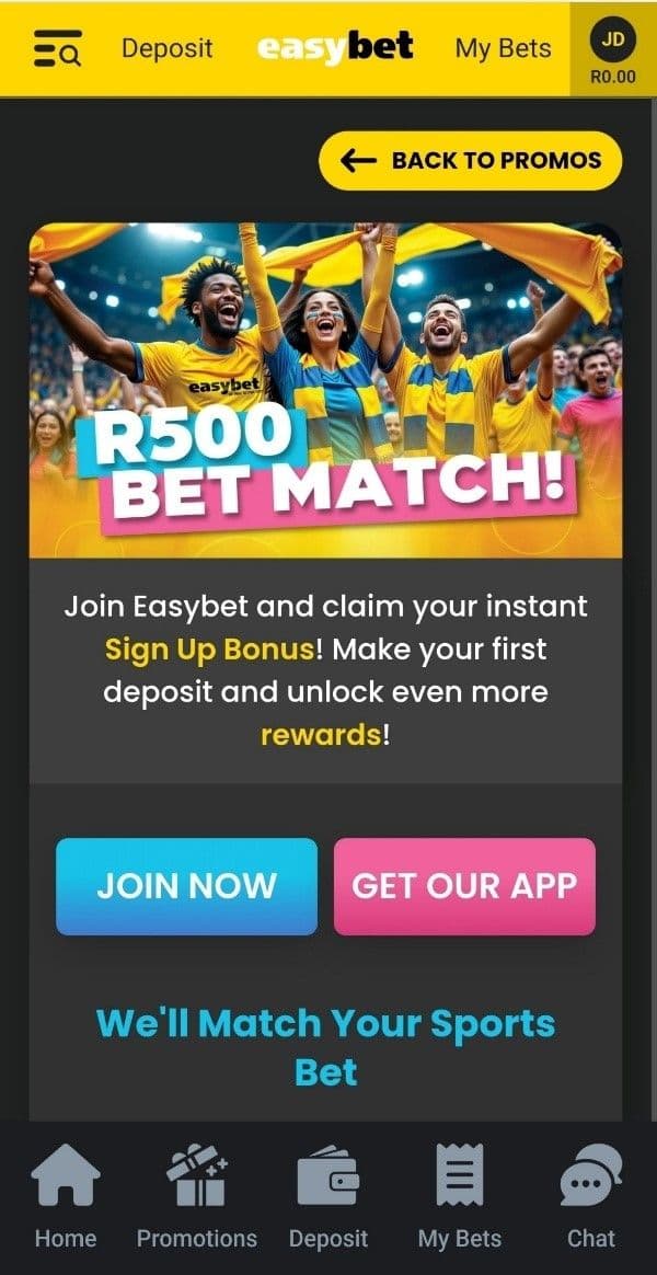 Easybet matches