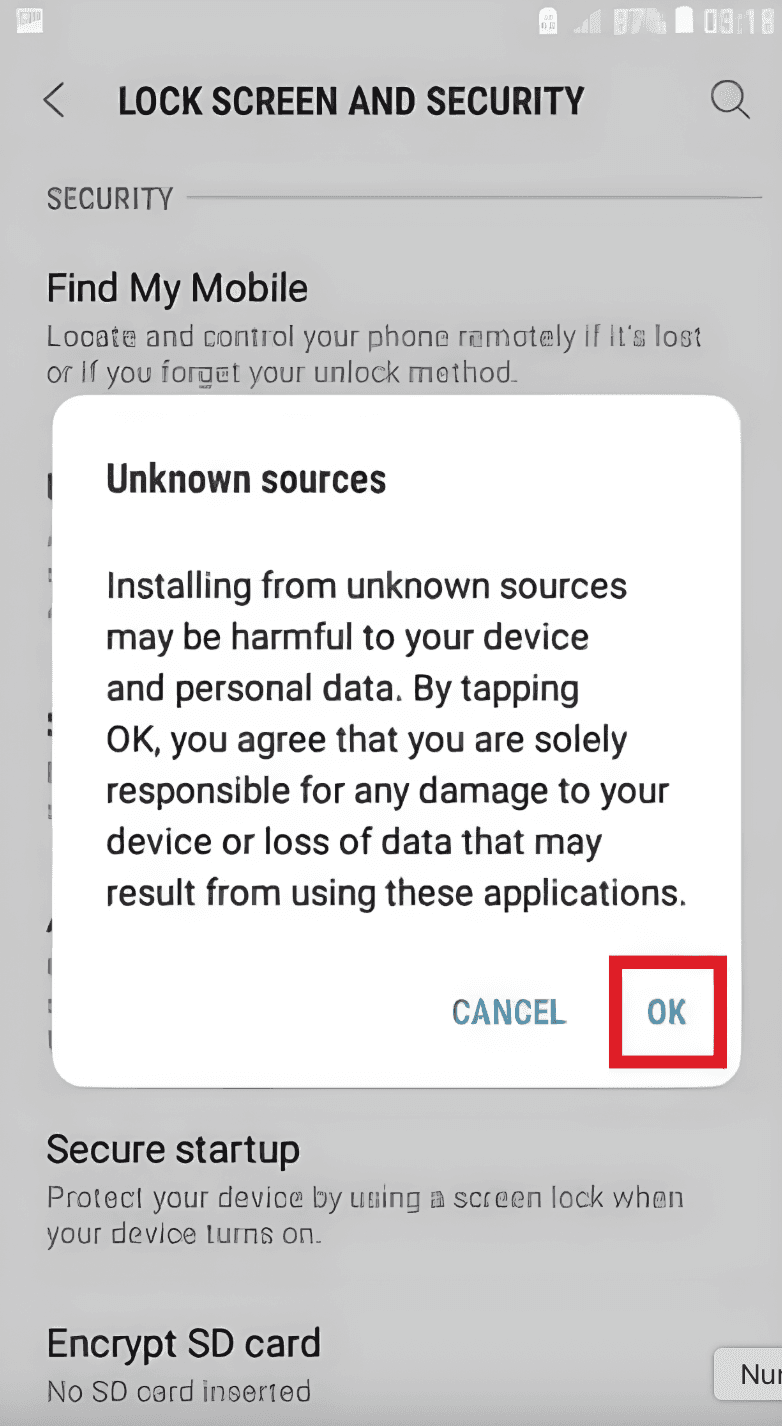 Enable installation