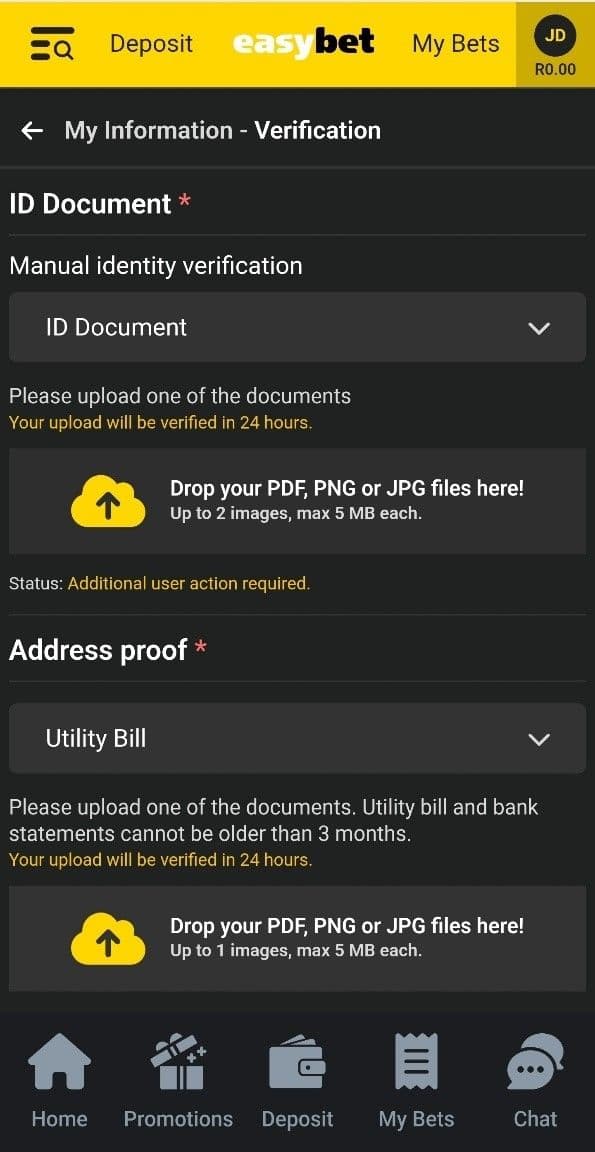 FICA your account 