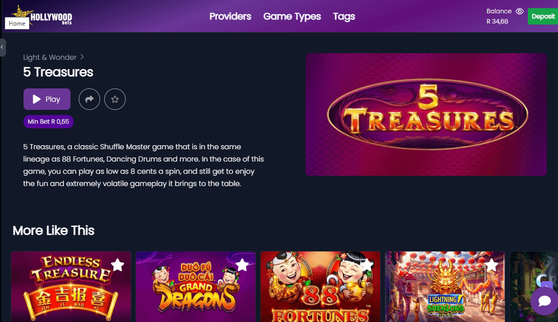 Find the game 5 treasures