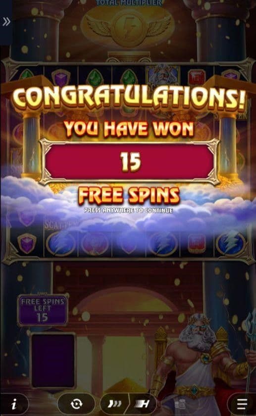 Free Spins & Super Free Spins fortune of olympus