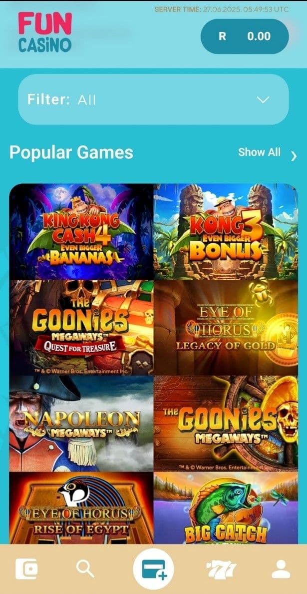 Fun Casino Desktop vs Mobile 