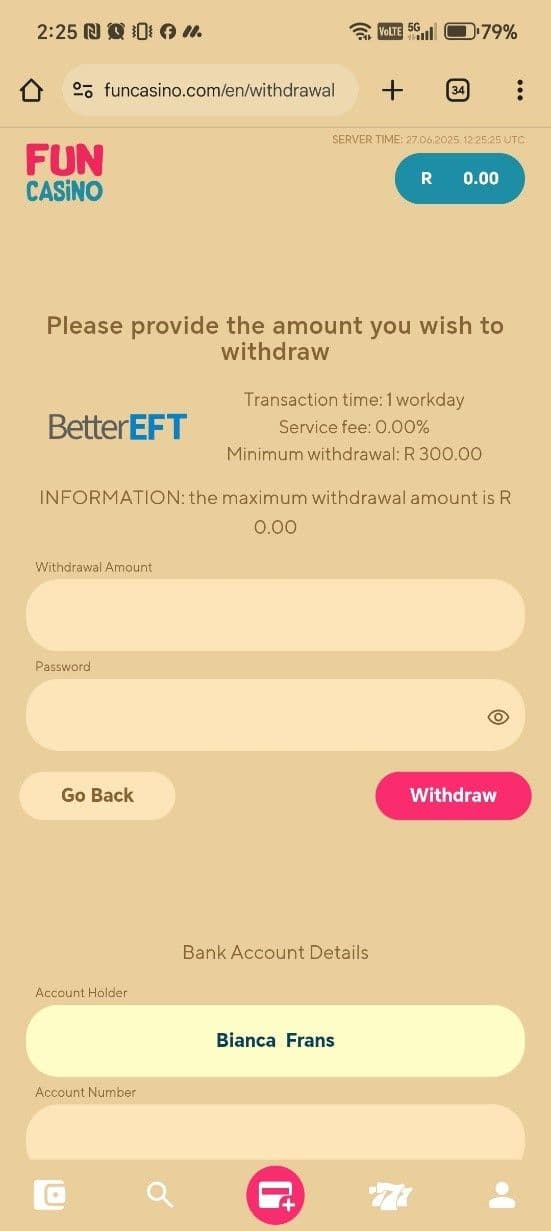Fun Casino Withdrawal Limits
