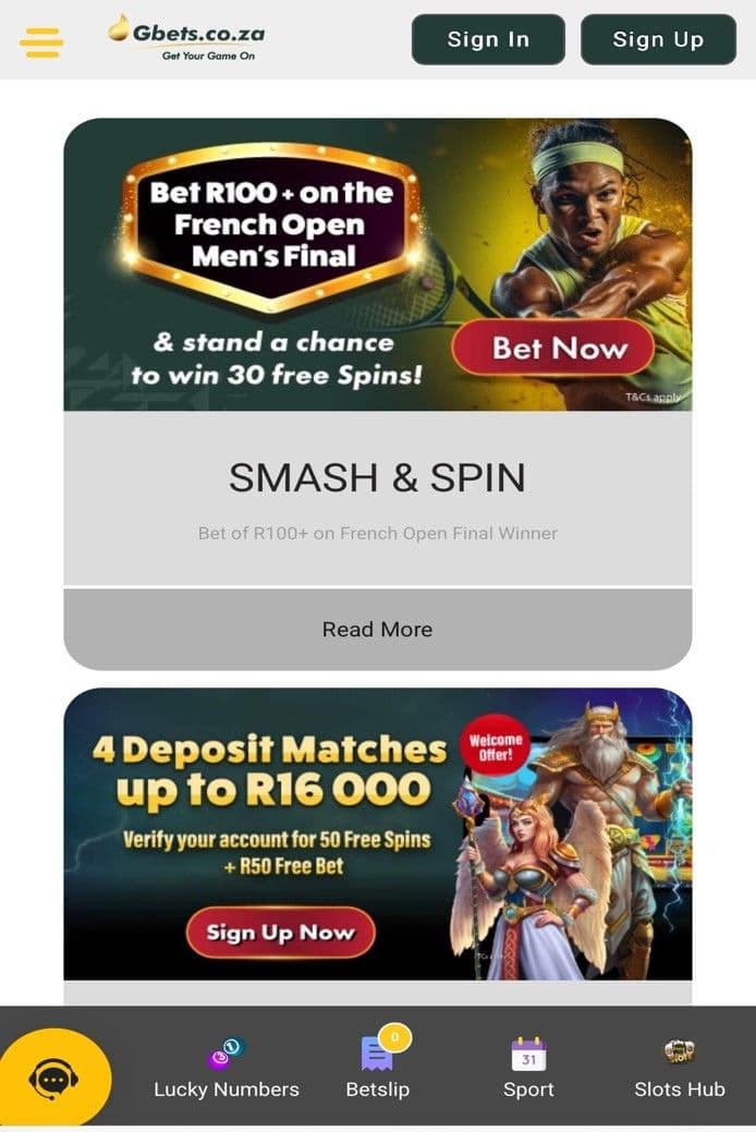 Gbets Bonuses & Promotions 