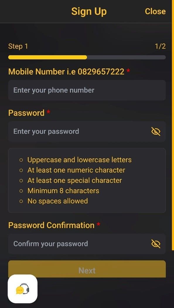 Go to Goldrush on your desktop or mobile browser