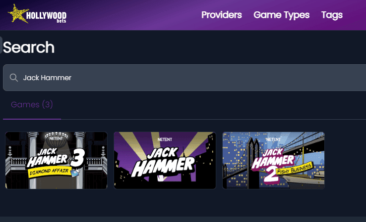 Go to the slot selection 