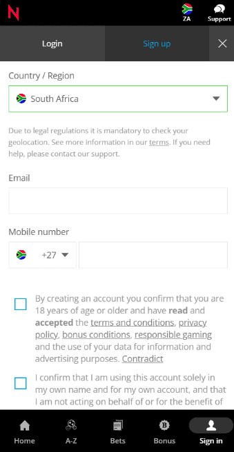 NEO.bet Registration Guide