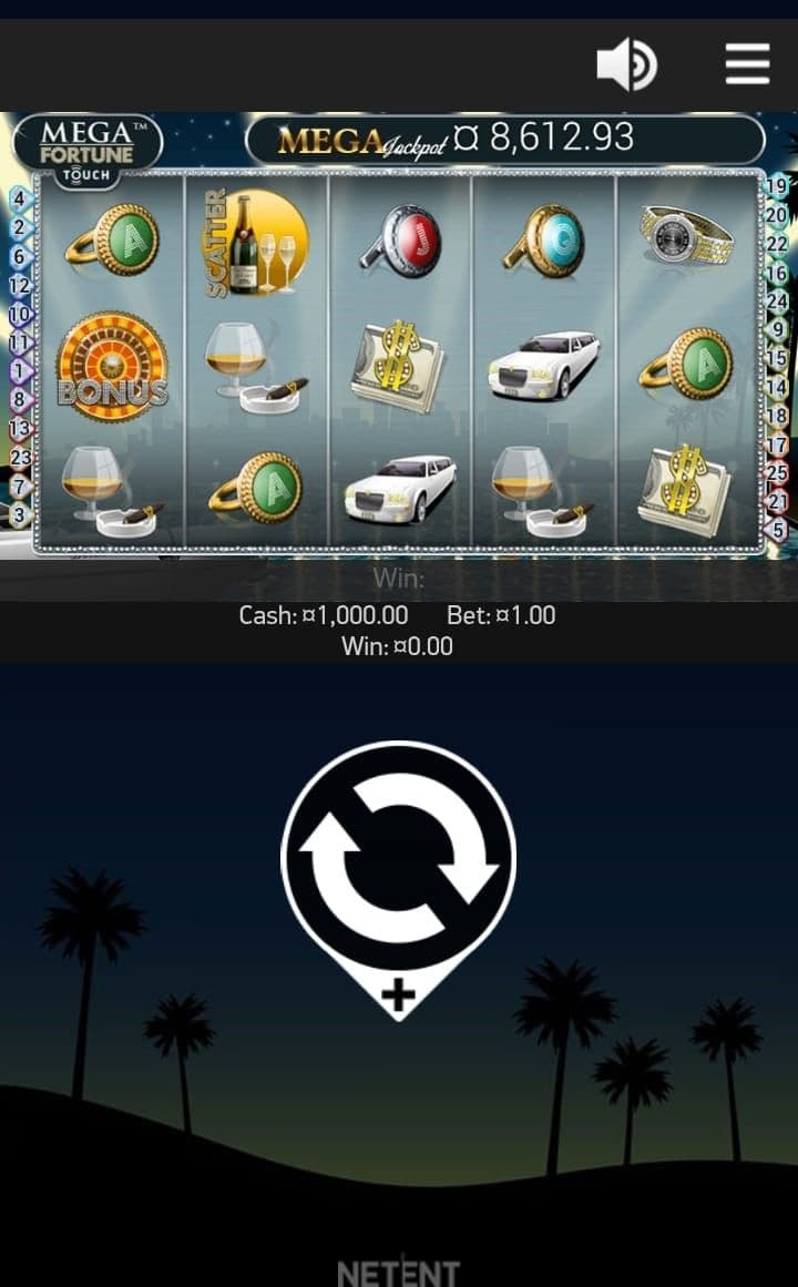 Hit the spin button to kick-start the game.