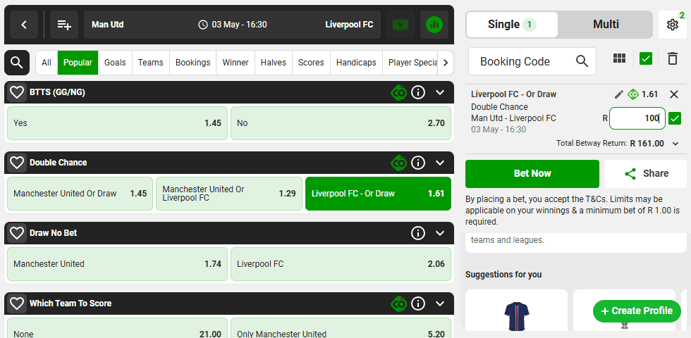 How Bookmakers Set Double Chance Odds 