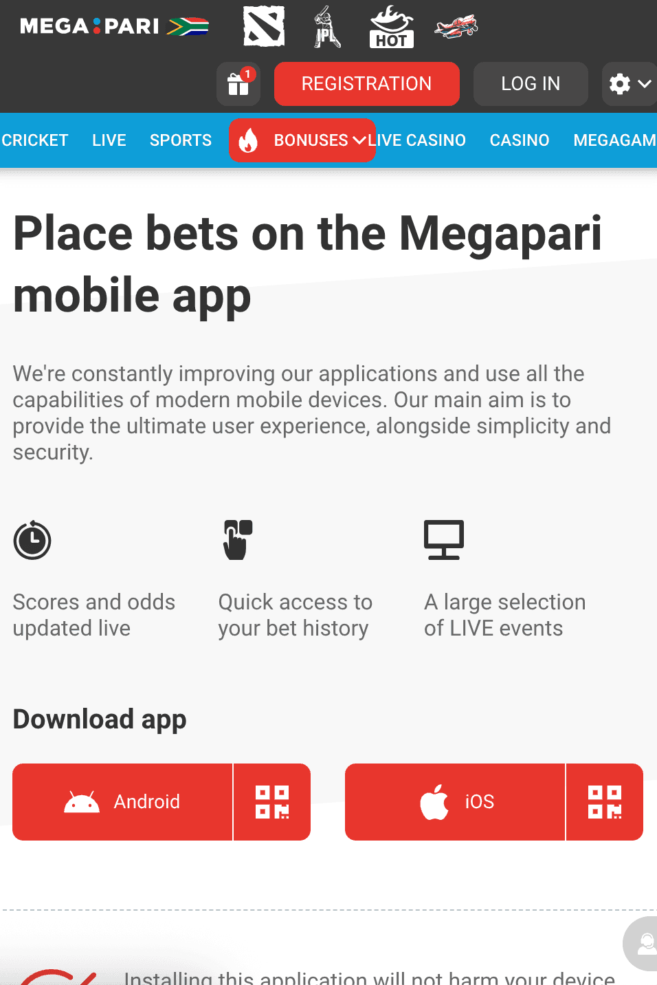 How to Download Megapari App 