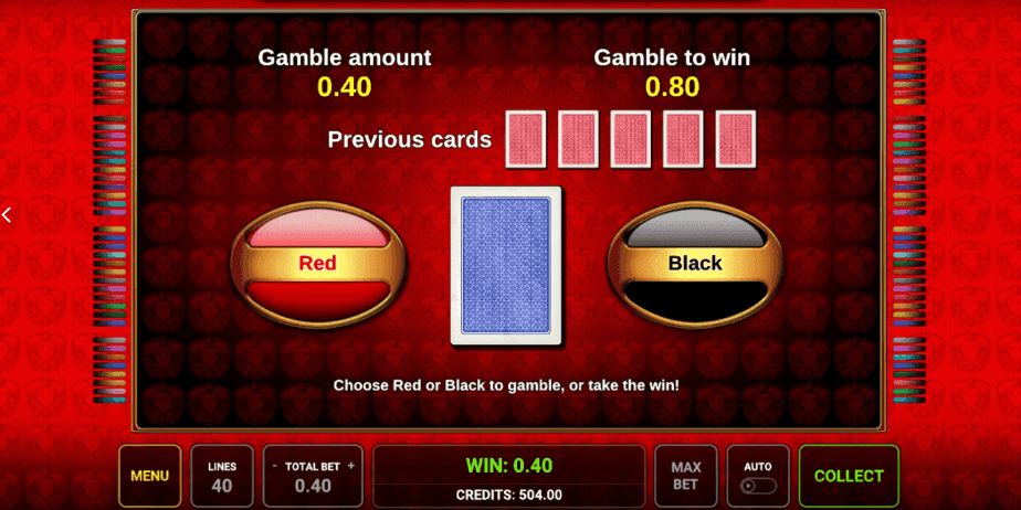 If you choose to ‘Gamble’