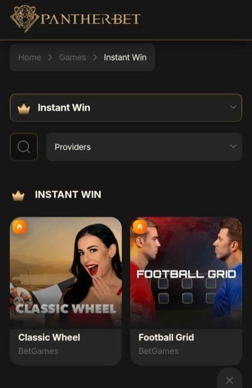 Instant Games pantherbet