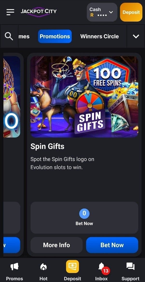 Jackpot City Casino Spin Gifts.jpg