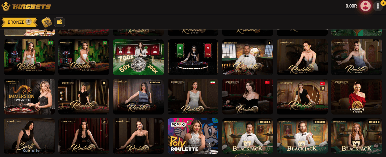 Kingbets Live Casino
