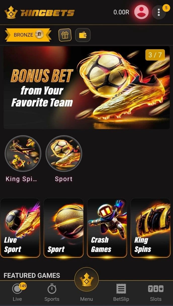 Kingbets Mobile Experience