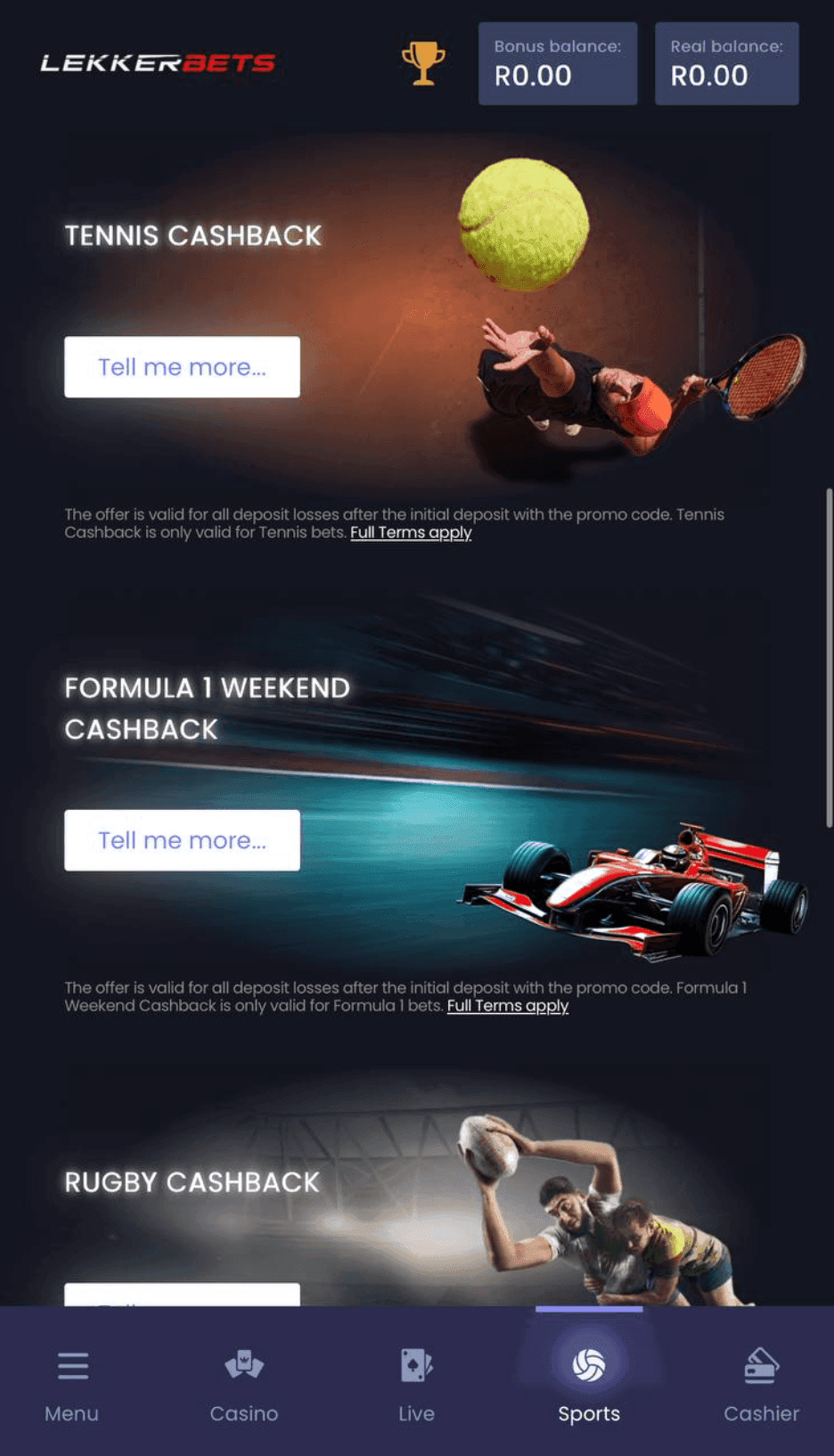 LekkerBets Sports Betting Promotions