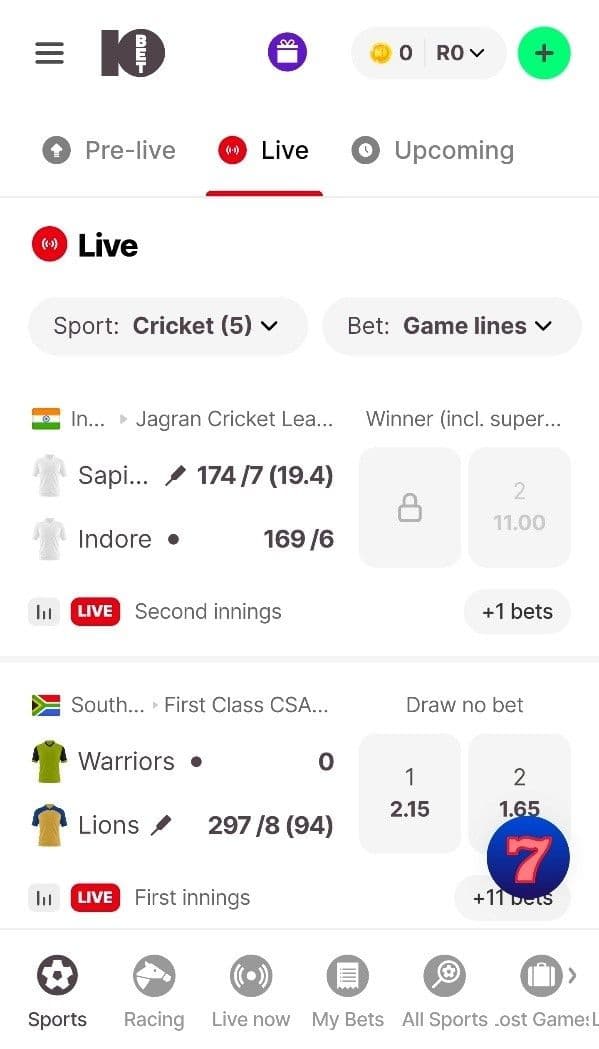 Live Betting & Streaming!