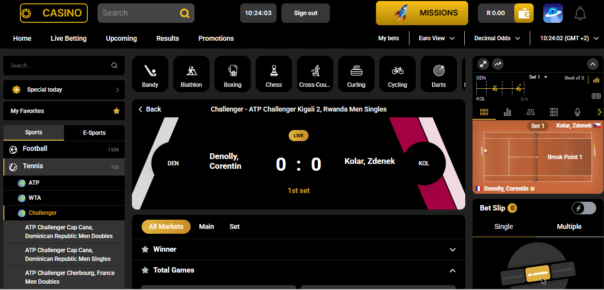 Live Betting & Streaming wanejobets