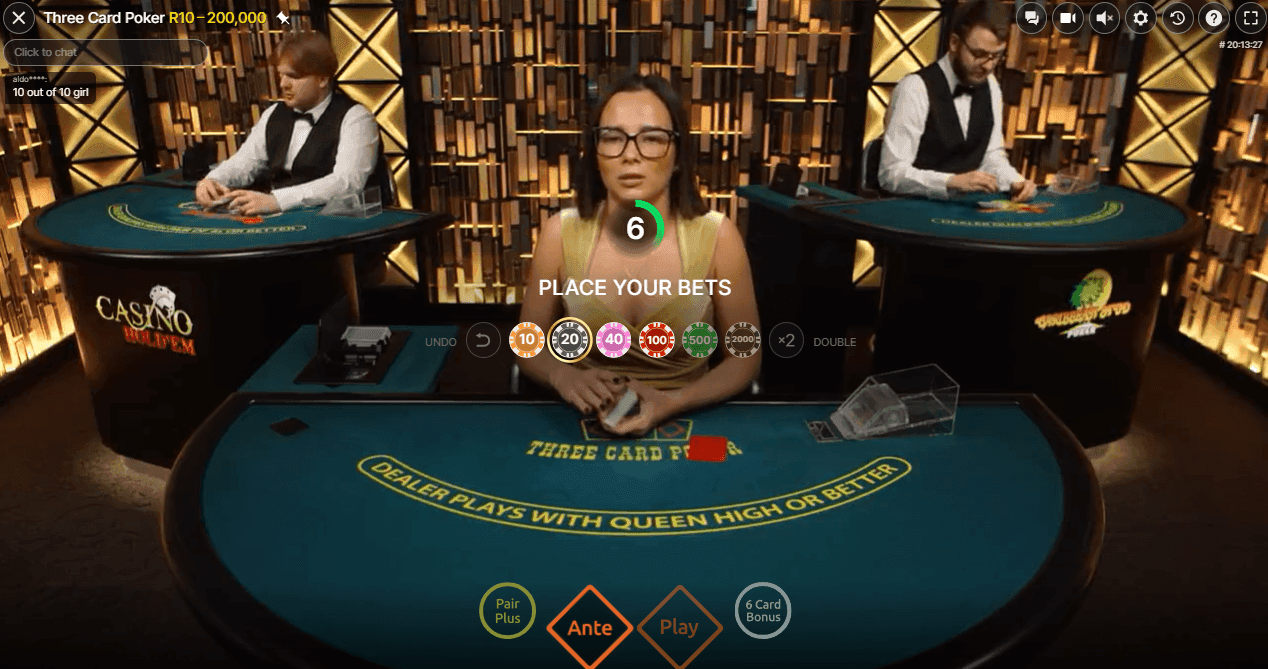Live Three Card Poker Review